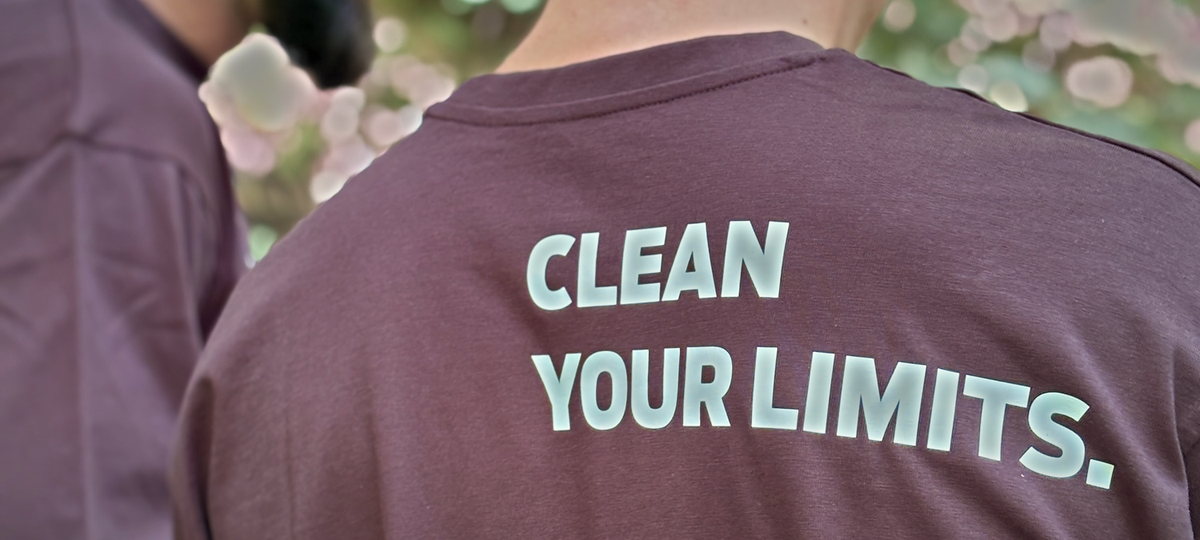 Tričko Clean your limits v lese