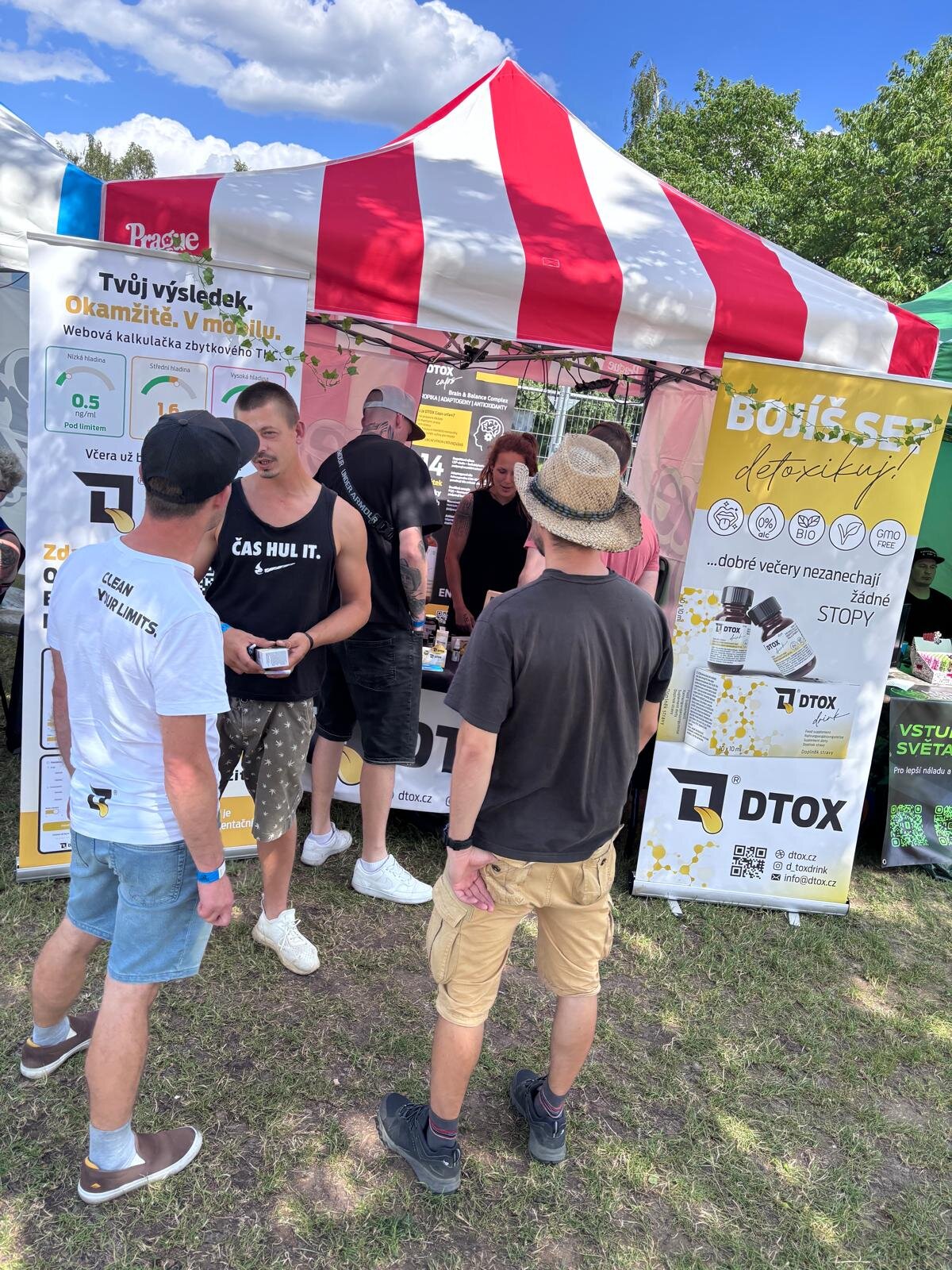 Prague 420 Festival 2026 — stánek DTOX