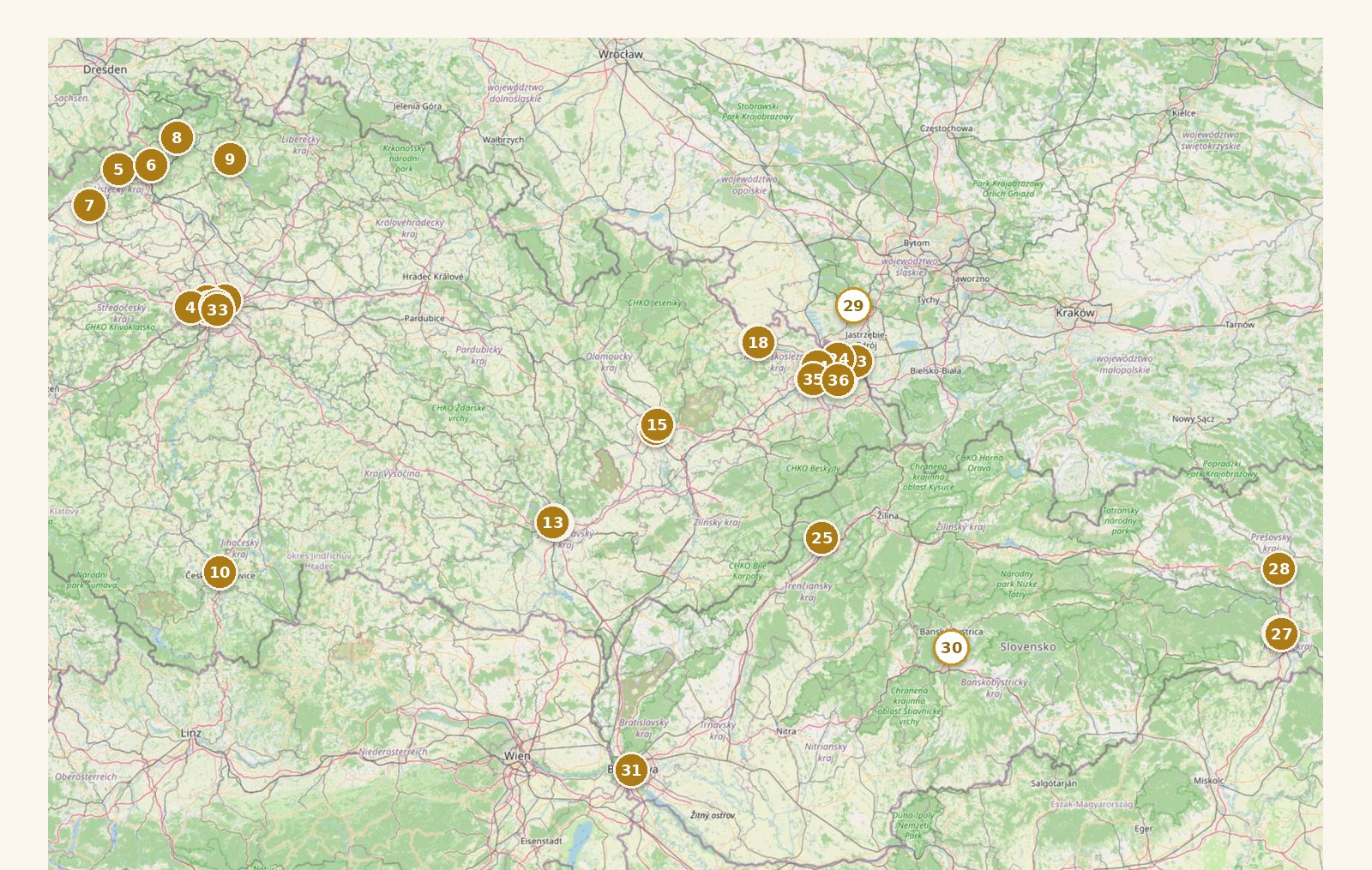 Mapa punktów