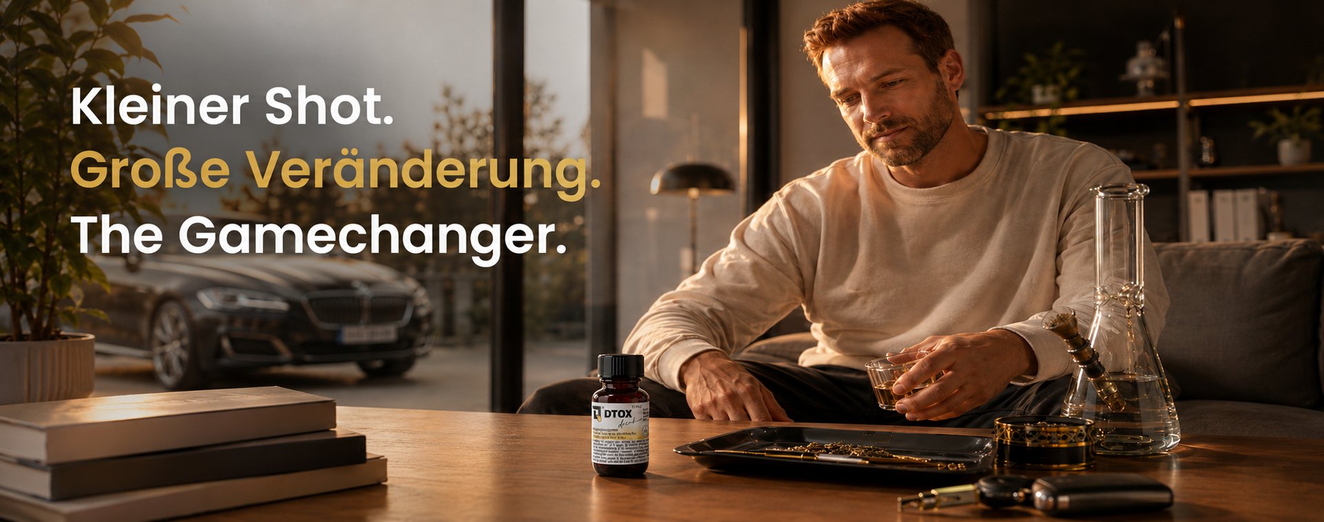 DTOX Drink — Ein kleiner Shot. Eine große Veränderung.