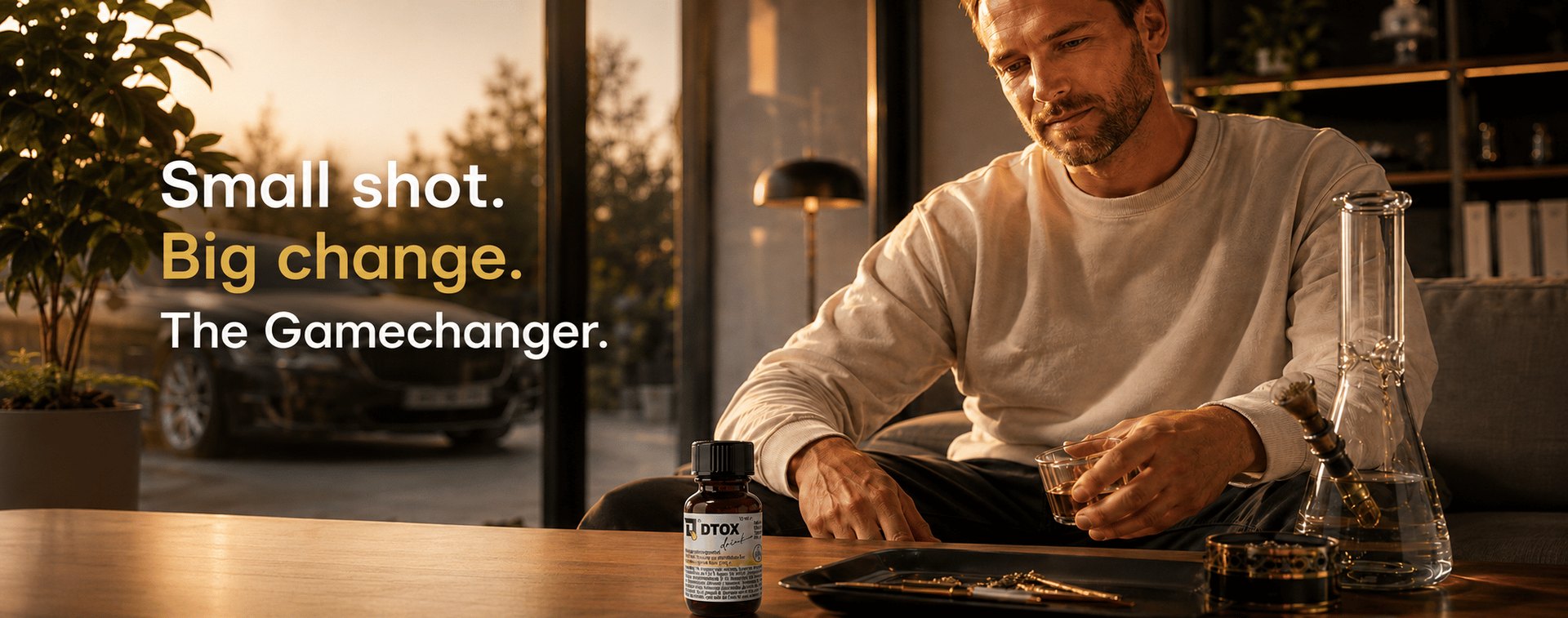 DTOX Drink — A small shot. A big change.