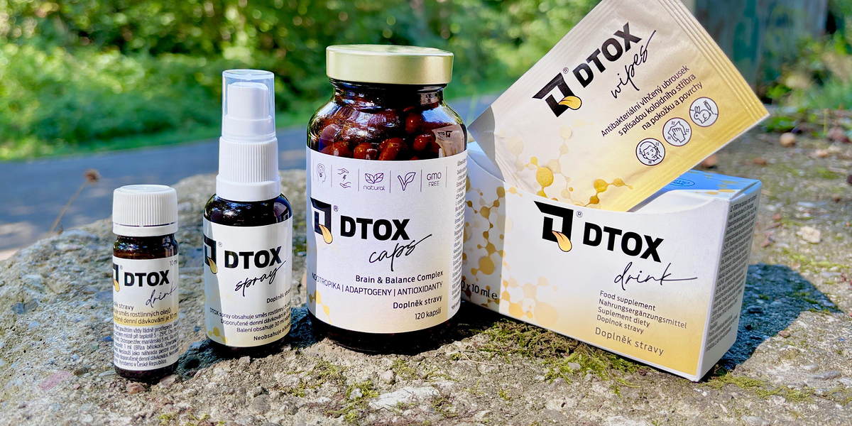Rad DTOX: Drink, Spray, CAPS, Wipes a Drink BOX