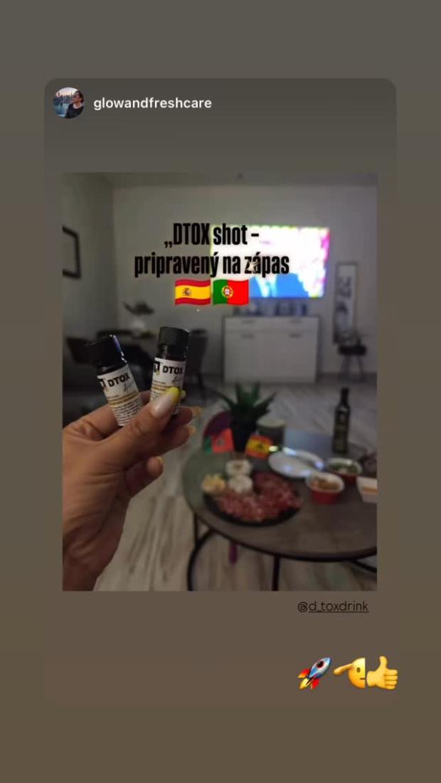 DTOX - zákaznická fotka z Instagramu