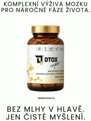 🧠 Mozková mlha? Slabý focus? Mentální únava? Možná jen tvůj mozek potřebuje správnou výživu. DTOX CAPS – Brain & Balance...