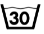 Maximum washing temperature 30ºC. Normal process Maximum washing temperature 30ºC. Normal process