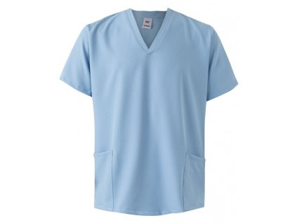 MICROFIBER antibakteriális scrub felső világoskék