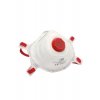 AK003 DUST MASK FFP3 (Colour WHITE/RED, Size U)