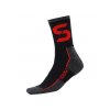 STENSO Zokni szürke/piros
