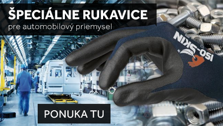 Rukavice pre automobilový priemysel