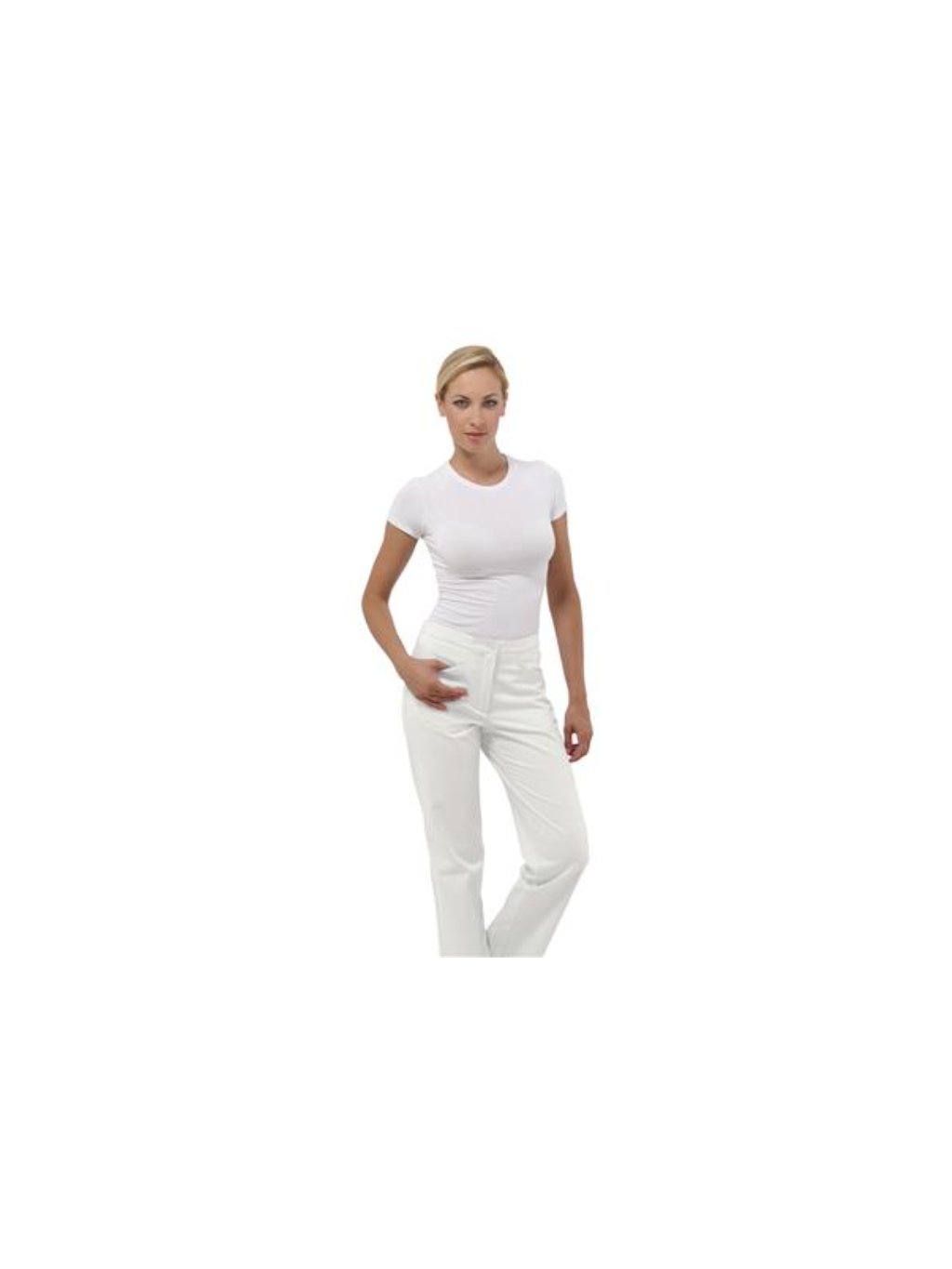 Nohavice zdravotnícke SKY biele | DUAL BP
