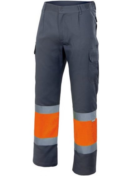 Hi-Vis TWO-TONE nohavice sivá