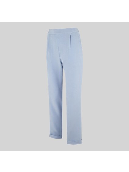 PANTALON MUJER BIELASTICO BAJO VUELTO (Farba AZUL MAYA, Veľkosť S)