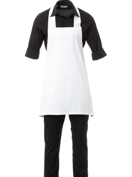 BRASSERIE unisex zástera biela