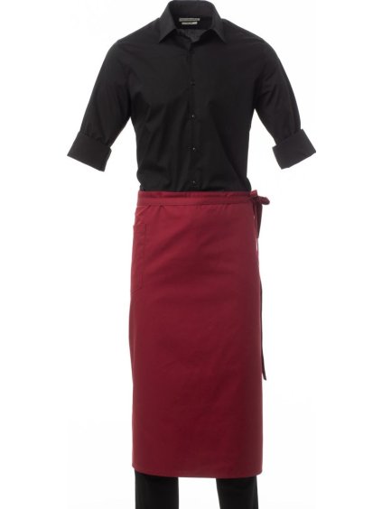 MAITRE unisex zástera bordová