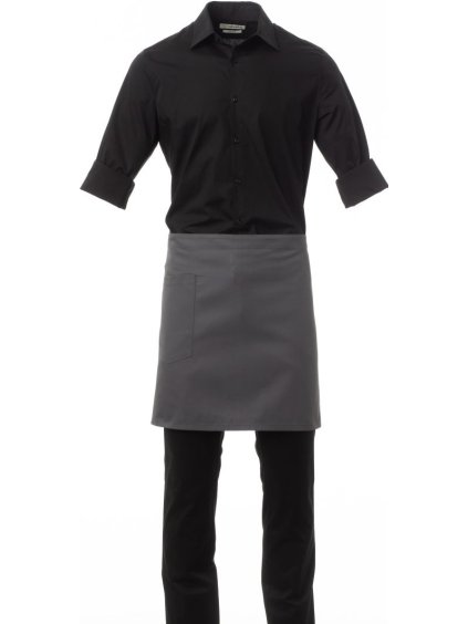 SHOP unisex zástera sivá