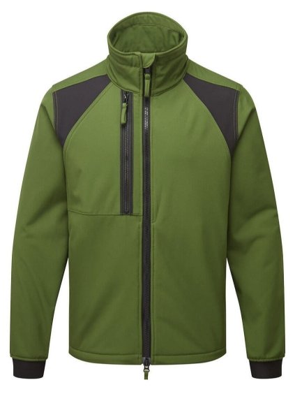 Eco Softshellová bunda zelená