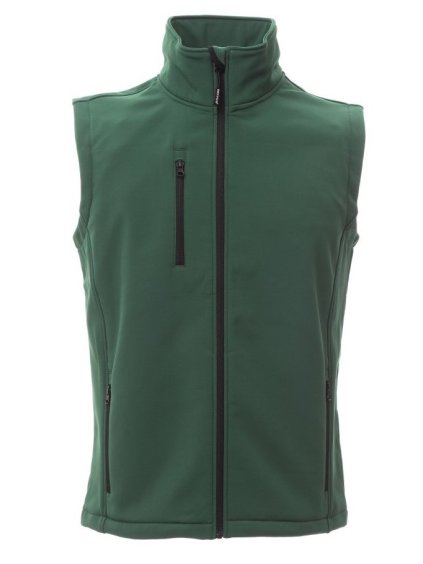 Softshellová vesta GLASGOW zelená