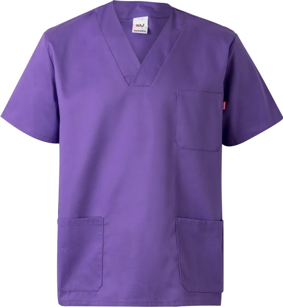 Blúza scrub VELILLA fialová Farba: Fialová, Veľkosť: S