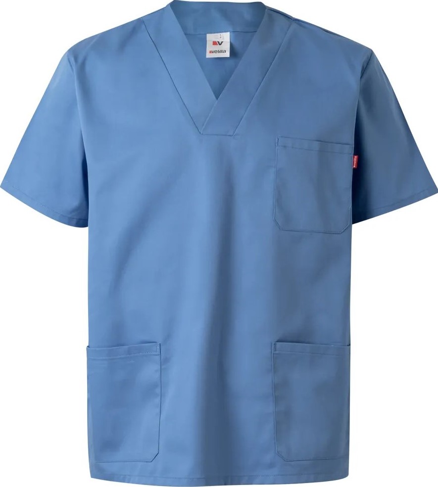 Blúza scrub VELILLA modrá bledá Farba: Modrá bledšia, Veľkosť: S