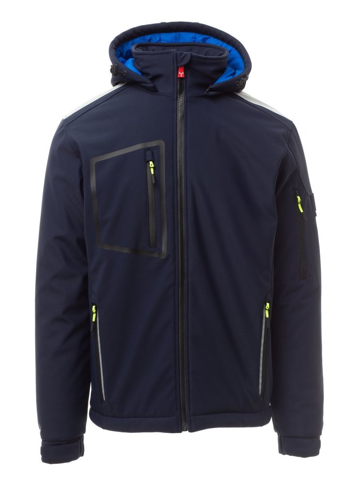 PAYPER STREAM softshell bunda Farba: Modrá tmavá, Veľkosť: XXL