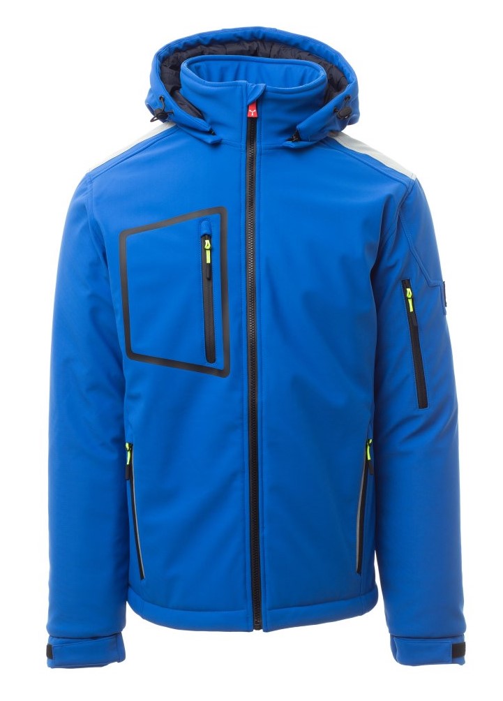 PAYPER STREAM softshell bunda Farba: Kráľovská modrá, Veľkosť: 4XL