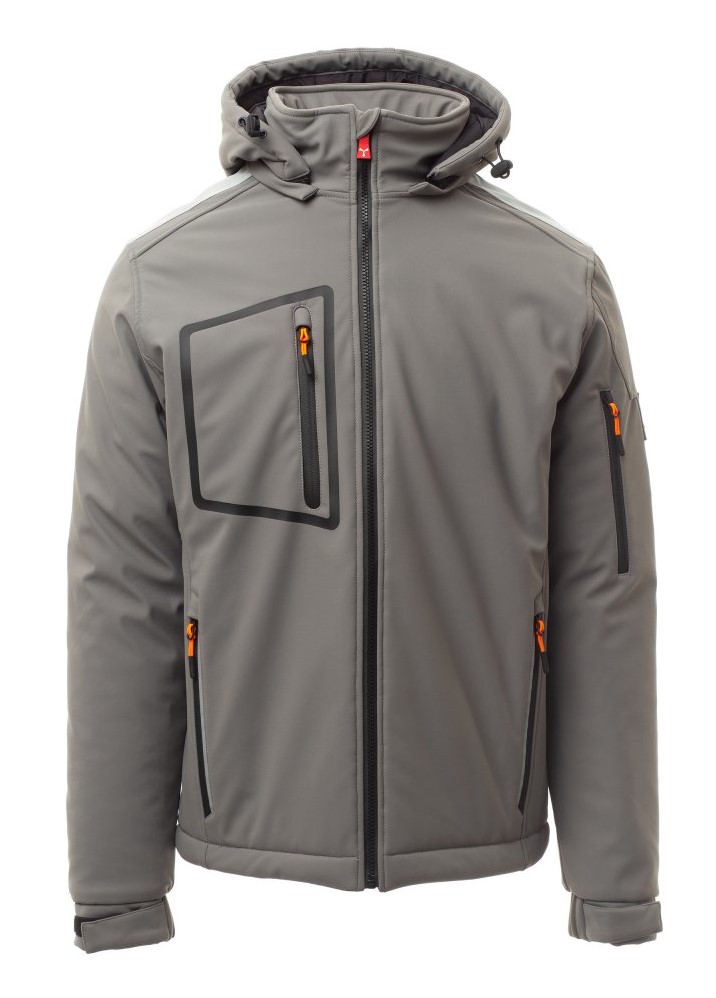 PAYPER STREAM softshell bunda Farba: Sivá dymová, Veľkosť: XXS