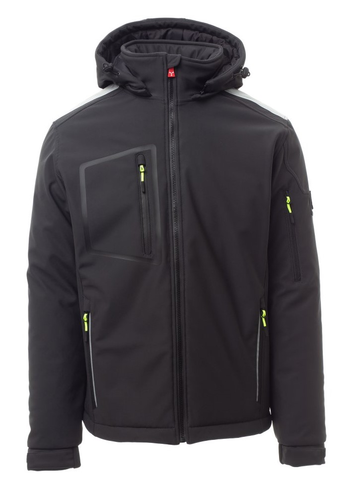 PAYPER STREAM softshell bunda Farba: Sivá antracit, Veľkosť: XS