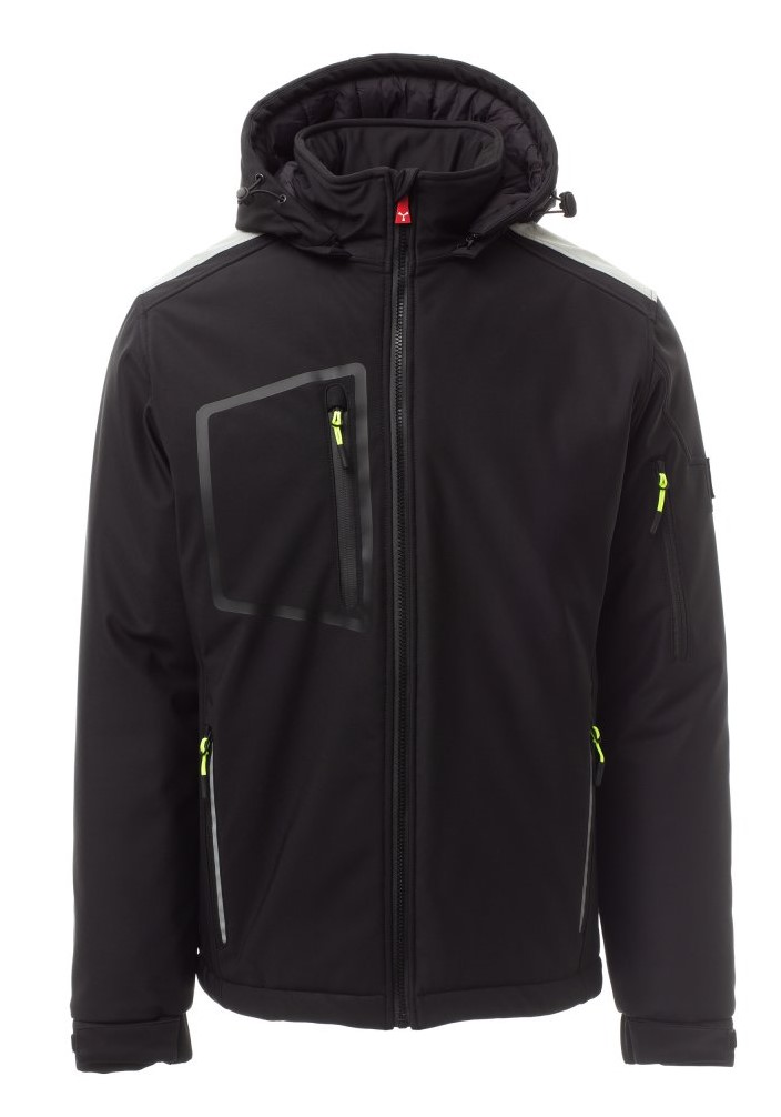 PAYPER STREAM softshell bunda Farba: Čierna, Veľkosť: XXL