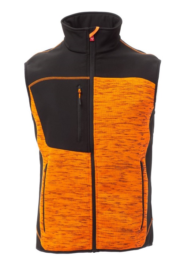 PAYPER TOUR moderná vesta so softhellom Farba: Reflexná oranžová, Veľkosť: XS