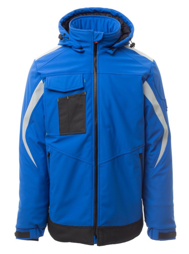 PAYPER WONDER PAD zimná softshell bunda strečová Farba: Kráľovská modrá, Veľkosť: 5XL