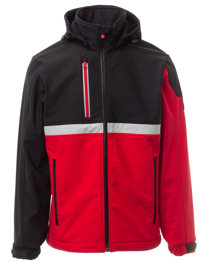 PAYPER WISE PAD softshell bunda strečová Farba: Červená, Veľkosť: XS