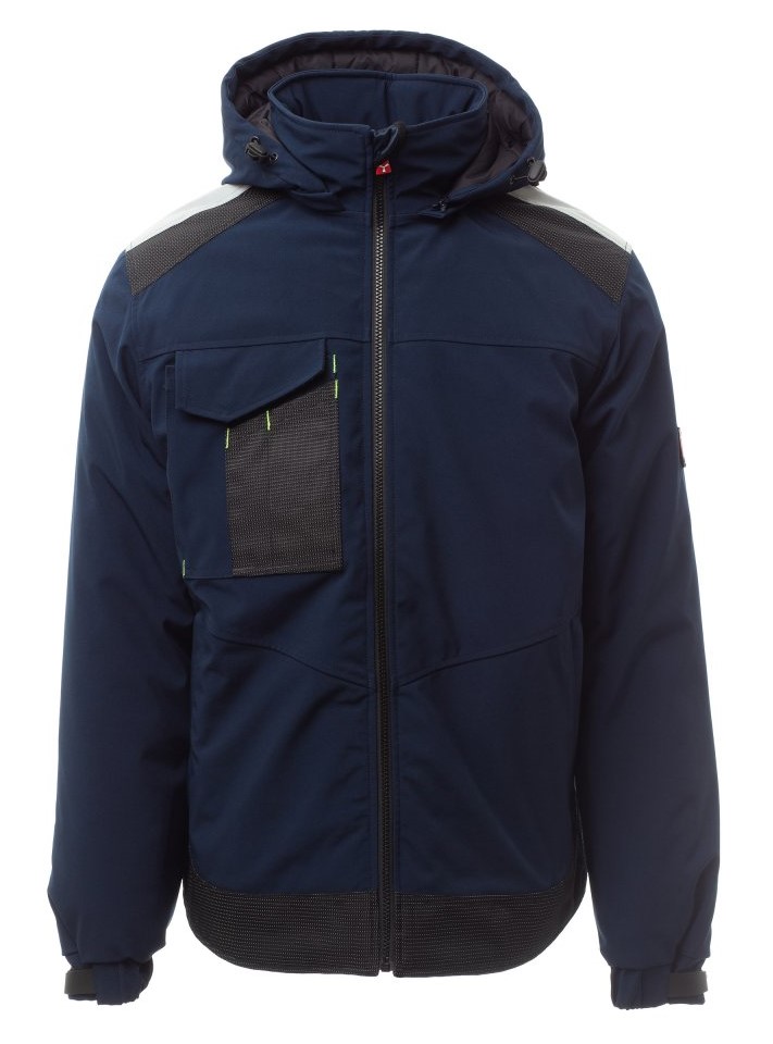 PAYPER PERFORMER PAD zimná softshell bunda strečová Farba: Modrá tmavá, Veľkosť: S