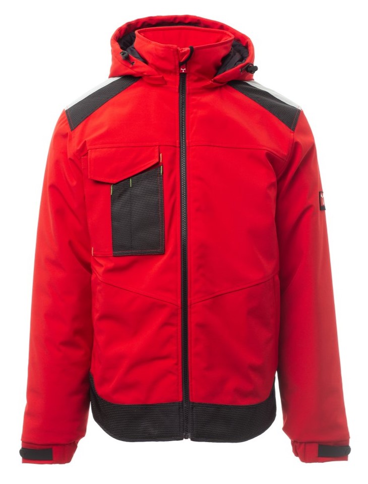 PAYPER PERFORMER PAD zimná softshell bunda strečová Farba: Červená, Veľkosť: XS