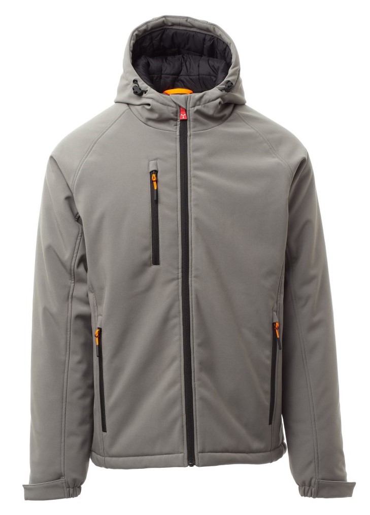 PAYPER GALE PAD zimná softshell bunda pánska Farba: Sivá dymová, Veľkosť: 5XL