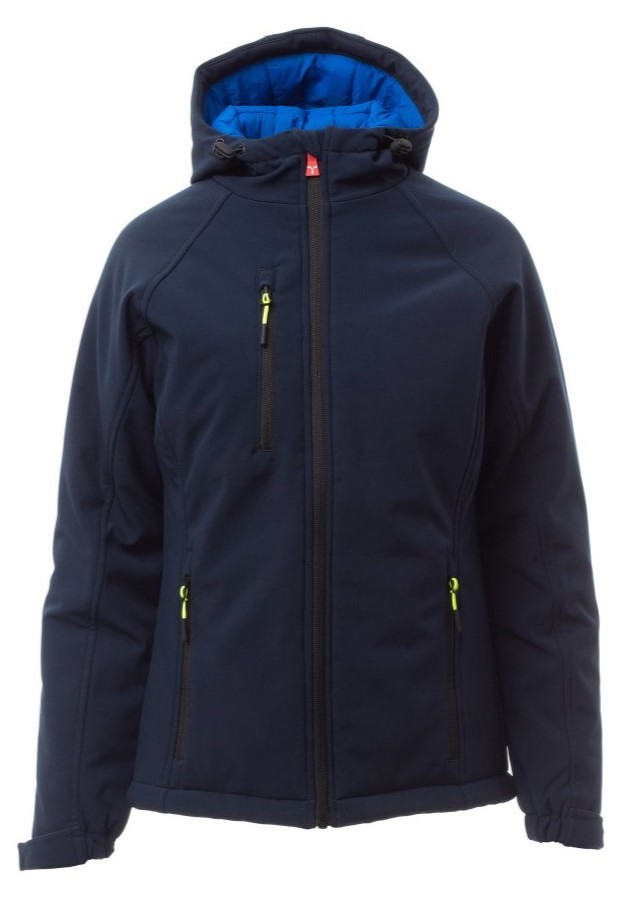 PAYPER GALE PAD zimná softshell bunda dámska Farba: Modrá tmavá, Veľkosť: S
