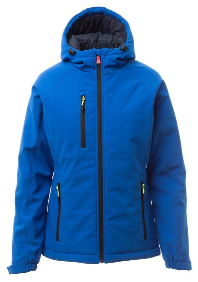 PAYPER GALE PAD zimná softshell bunda dámska Farba: Kráľovská modrá, Veľkosť: L