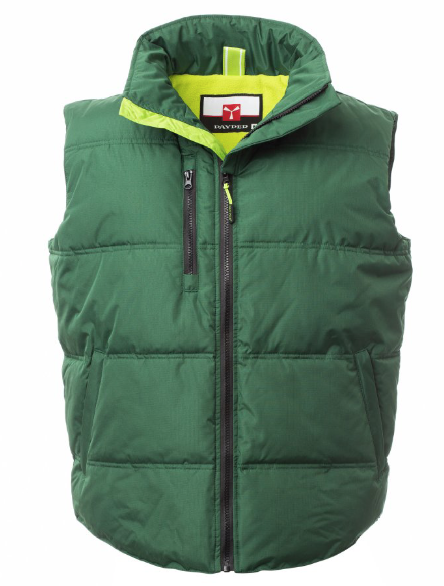 PAYPER Vesta pracovná DAYTONA zelená Farba: Čierna, Veľkosť: XS, Doplnková farba: žltá