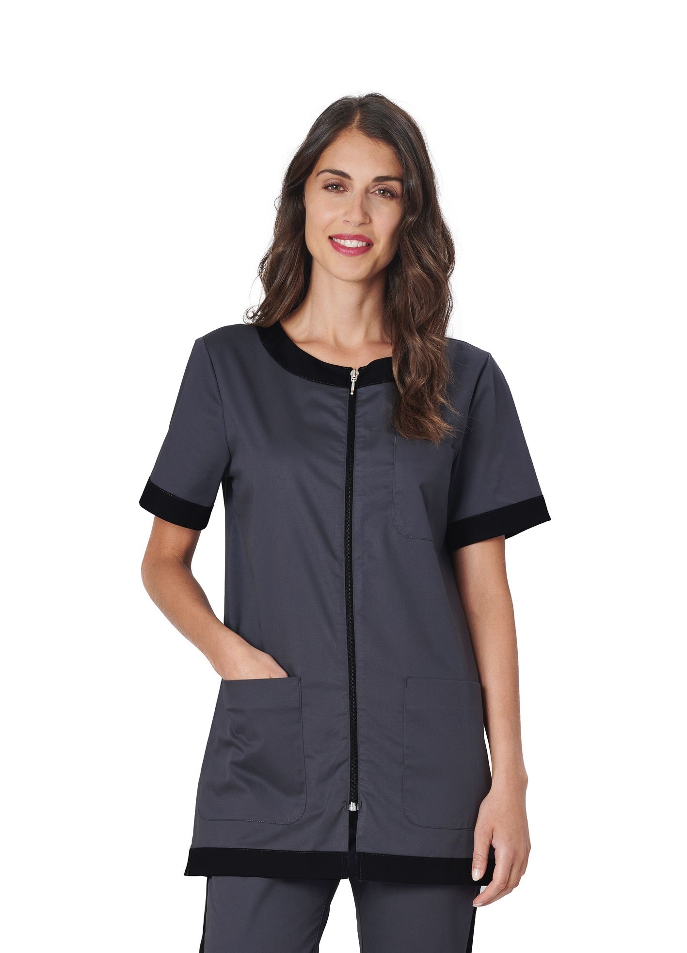 SIGGI Strečová tunika CARMEN sivá Farba: Sivá, Veľkosť: S