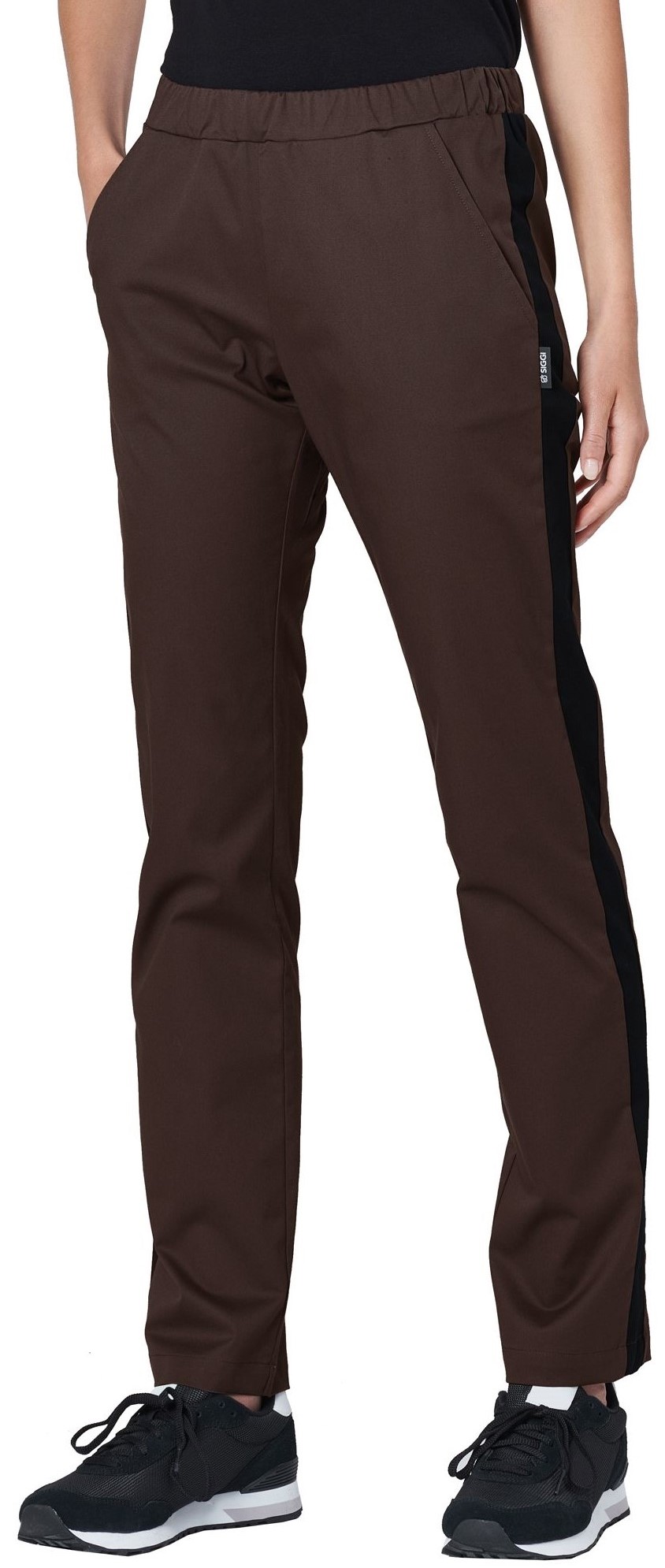 SIGGI Dámske nohavice KAYLA hnedá Farba: Hnedá tmavá, Veľkosť: XXL