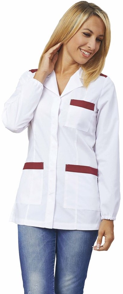 SIGGI Dámska tunika ELETTRA Farba: Biela, Veľkosť: XL, Doplnková farba: červená