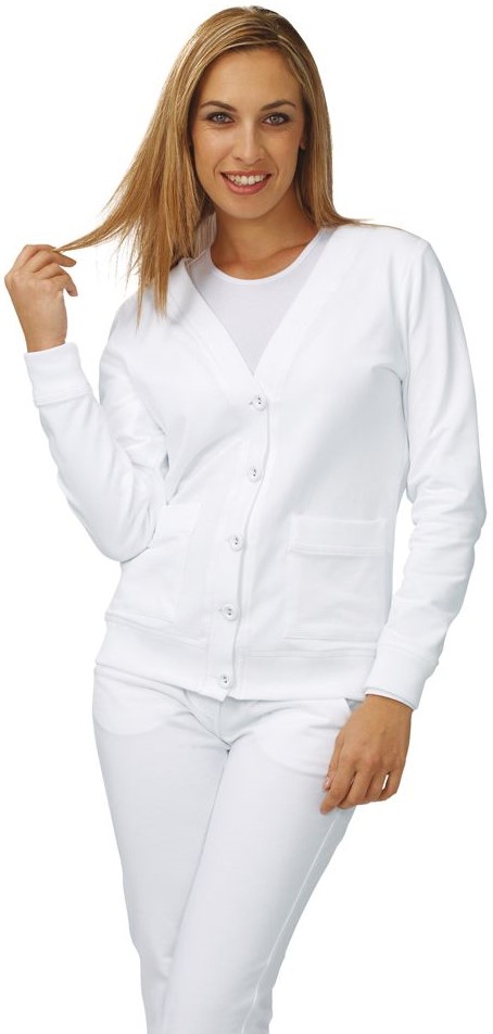 SIGGI Zdravotnícky kardigán CLOE biely Farba: Biela, Veľkosť: M