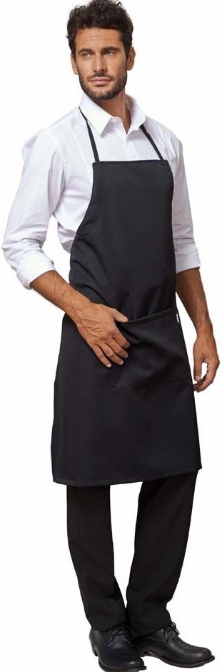 SIGGI Unisex zástera RAOUL Farba: Čierna