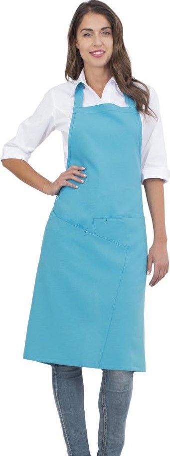 SIGGI Kuchárska zástera s náprsenkou FRANKIE Farba: Modrá bledšia