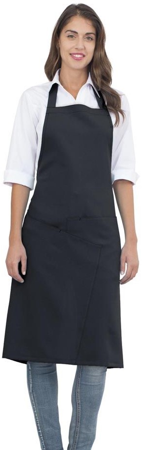 SIGGI Kuchárska zástera s náprsenkou FRANKIE Farba: Čierna