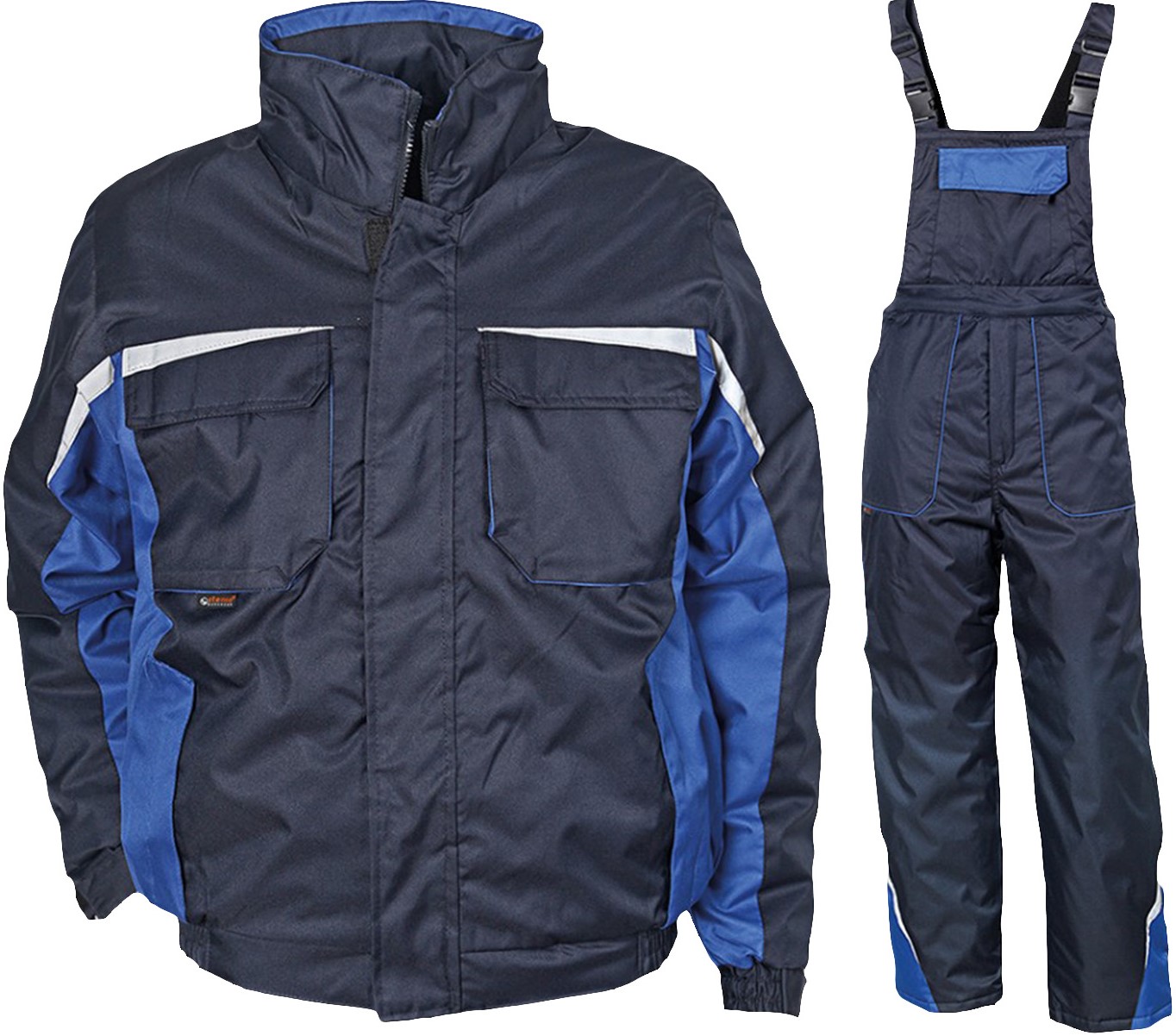 STENSO KASTOR modrý bavlnený zimný set Farba: Modrá tmavá, Veľkosť: XL