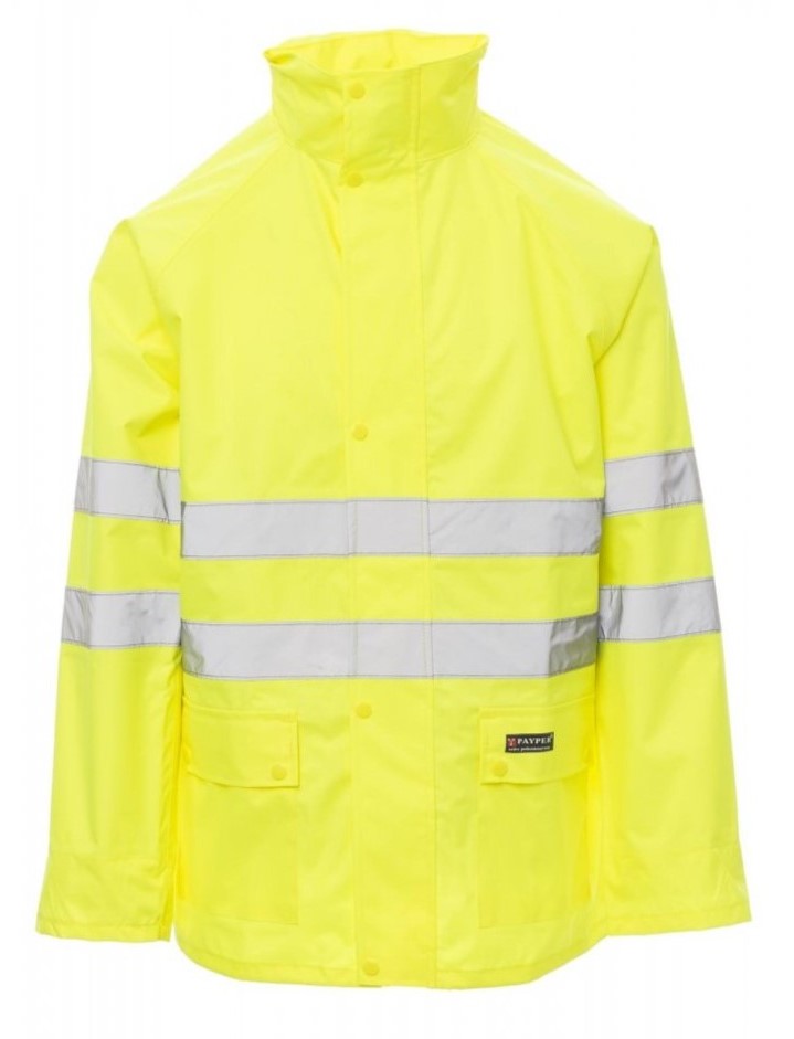 PAYPER Bunda do dažďa HURRICANE-JACKET žltá Farba: Reflexná žltá, Veľkosť: M