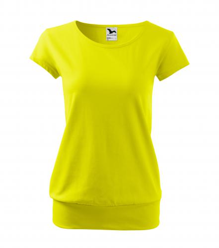 MALFINI Tričko dámske CITY Farba: Žltá, Veľkosť: L