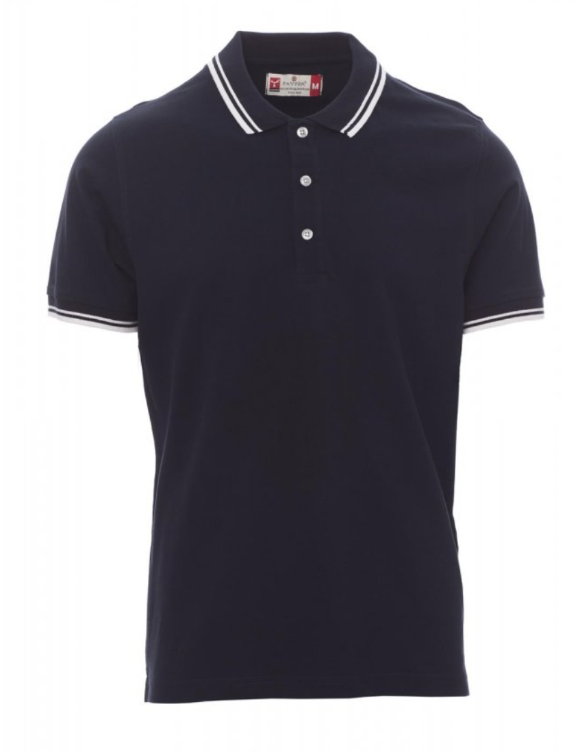 PAYPER SKIPPER polokošeľa pánska Farba: Modrá tmavá, Veľkosť: 4XL, Doplnková farba: biela