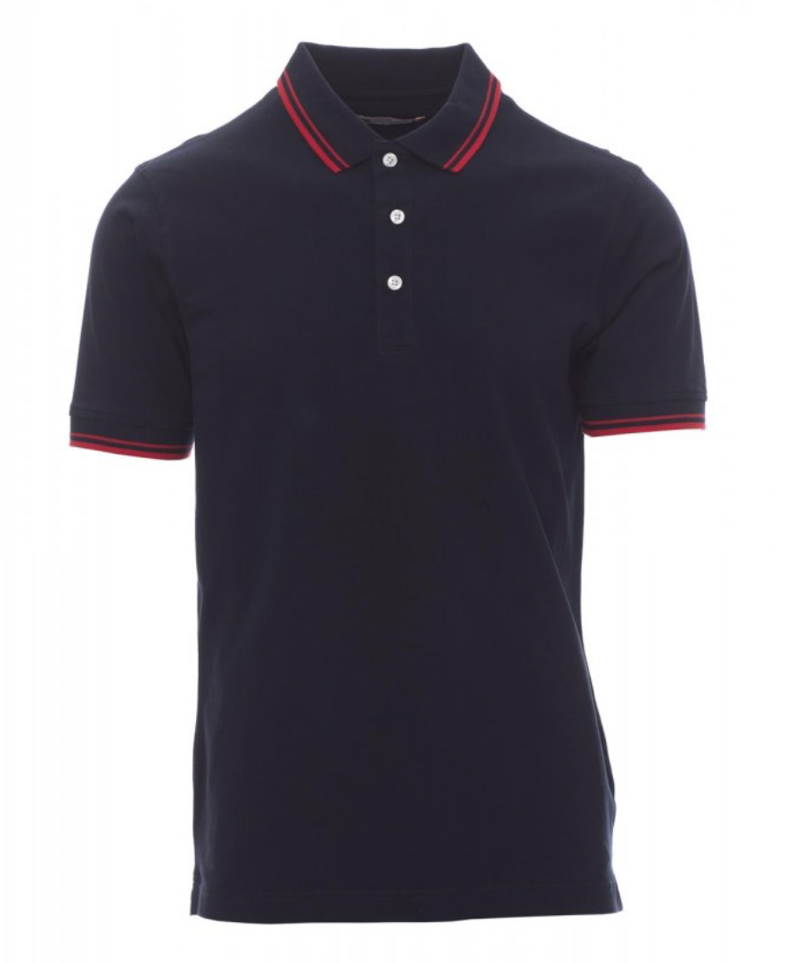 PAYPER SKIPPER polokošeľa pánska Farba: Modrá tmavá, Veľkosť: L, Doplnková farba: červená