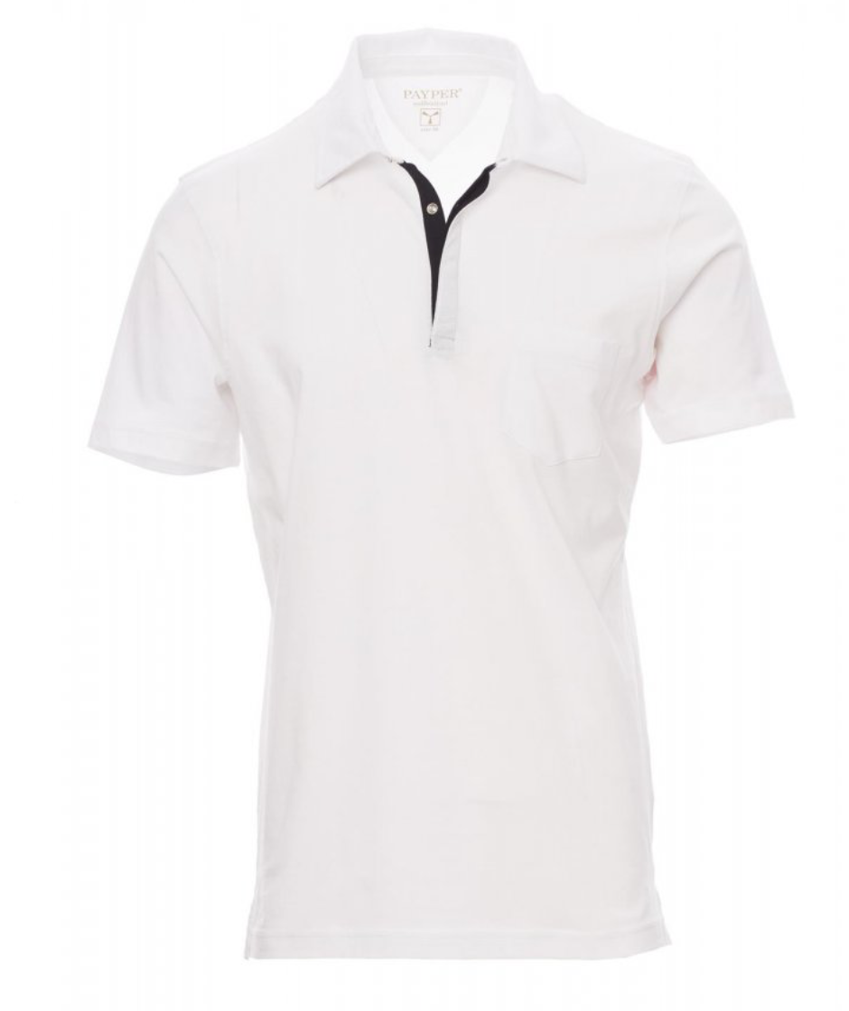 PAYPER CHIC pánska hladká polokošeľa Farba: Biela, Veľkosť: XL